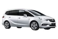 Car Hire Eastbourne - Vauxhall Zafira 7-Seater - Minibus hire Eastbourne